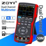 Multímetro de osciloscopio Digital de mano 703S, salida de señal de forma de onda, 2 canales, 50MHZ, adecuado para reparación eléctrica automotriz